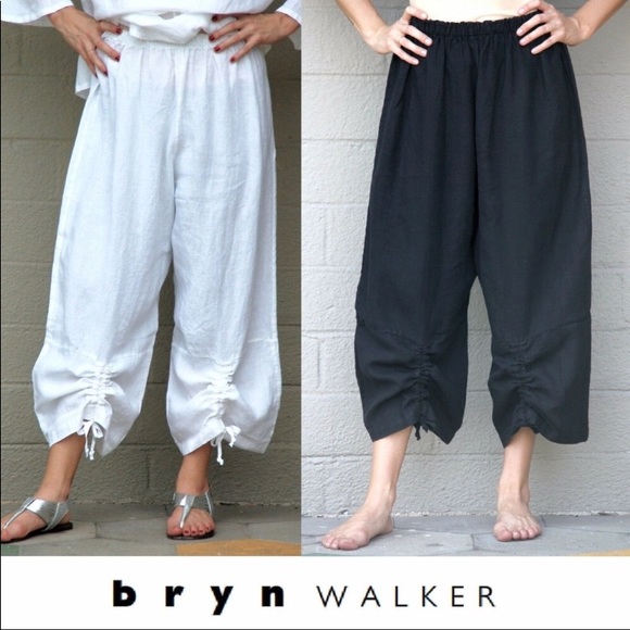 COPY - Bryn Walker Guernsey M heavy Linen pants - Picture 2 of 2